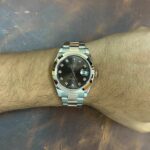 Rolex Datejust 41 18k Rose Gold/Steel Chocolate Diamond Dial Mens Watch 126301