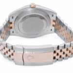 Rolex Datejust 41 18k Rose Gold/Steel Wimbledon Gray Dial Mens Watch 126331