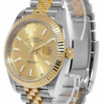 Rolex Datejust 41 18k Yellow Gold/Steel Champagne Dial Jubilee Watch 126333