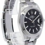 Rolex Datejust 41 Stainless Steel Black Dial Oyster Bracelet Watch B/P 19 126300