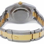 Rolex Datejust II 18k Yellow Gold/Steel Black Roman Dial Mens 41mm Watch 116333