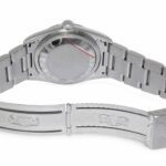 Rolex Datejust Steel Rhodium Roman Dial Smooth Bezel 36mm Watch D +Papers 16200