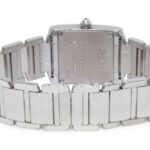 Cartier Tank Francaise Small 18k White Gold Diamond Ladies Watch WE1002S3 2403