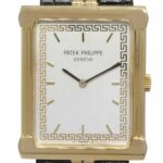 Patek Philippe Les Grecques 18k Yellow Gold Mens Vintage Manual Watch 3775