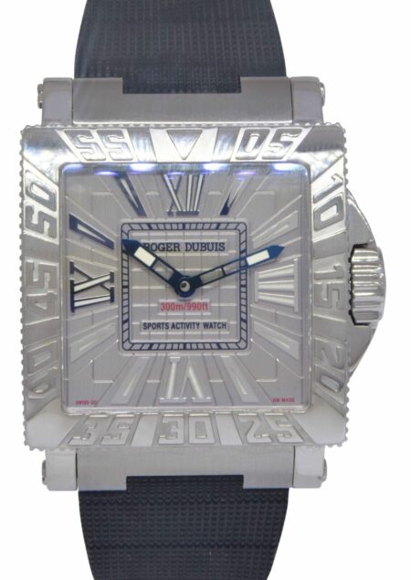 Roger Dubuis Acqua Mare Steel Just For Friends Mens 41mm Watch B/P G41 57 9 3.53