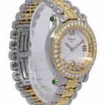 Chopard Happy Sport Steel/Gold Diamond Ladies 33mm Quartz Watch 27/8237-22/11