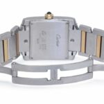 Cartier Tank Francaise Midsize 18k Yellow Gold/Steel Ladies Quartz Watch 2465