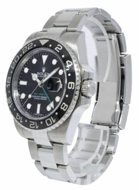Rolex GMT-Master II Steel Ceramic Black/Green 40mm Watch Scrambled 116710