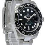 Rolex GMT-Master II Steel Ceramic Black/Green 40mm Watch Scrambled 116710