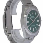 NEW Rolex Oyster Perpetual 41 Steel Green Dial Mens Watch Box/Papers '24 124300
