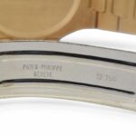 Patek Philippe Nautilus 18k Yellow Gold Blue Dial Mens 37.5mm Watch B/P 3800/001