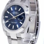 Rolex Datejust 41 Steel Blue Dial Oyster Bracelet Mens Watch B/P '22 126300