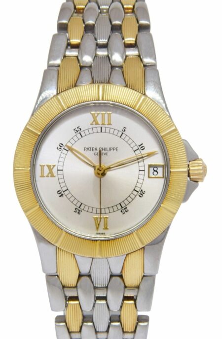 Patek Philippe Neptune 5080 18k Yellow Gold/Steel Mens 36mm Watch 5080/1JA
