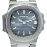Patek Philippe 3800 Nautilus Stainless Steel Blue Dial 37.5mm Watch 3800A/001