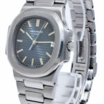 Patek Philippe 3800 Nautilus Stainless Steel Blue Dial 37.5mm Watch 3800A/001