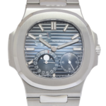 Patek Philippe Nautilus Complication S. Steel Blue DIal Watch B/P '24 5712/1A