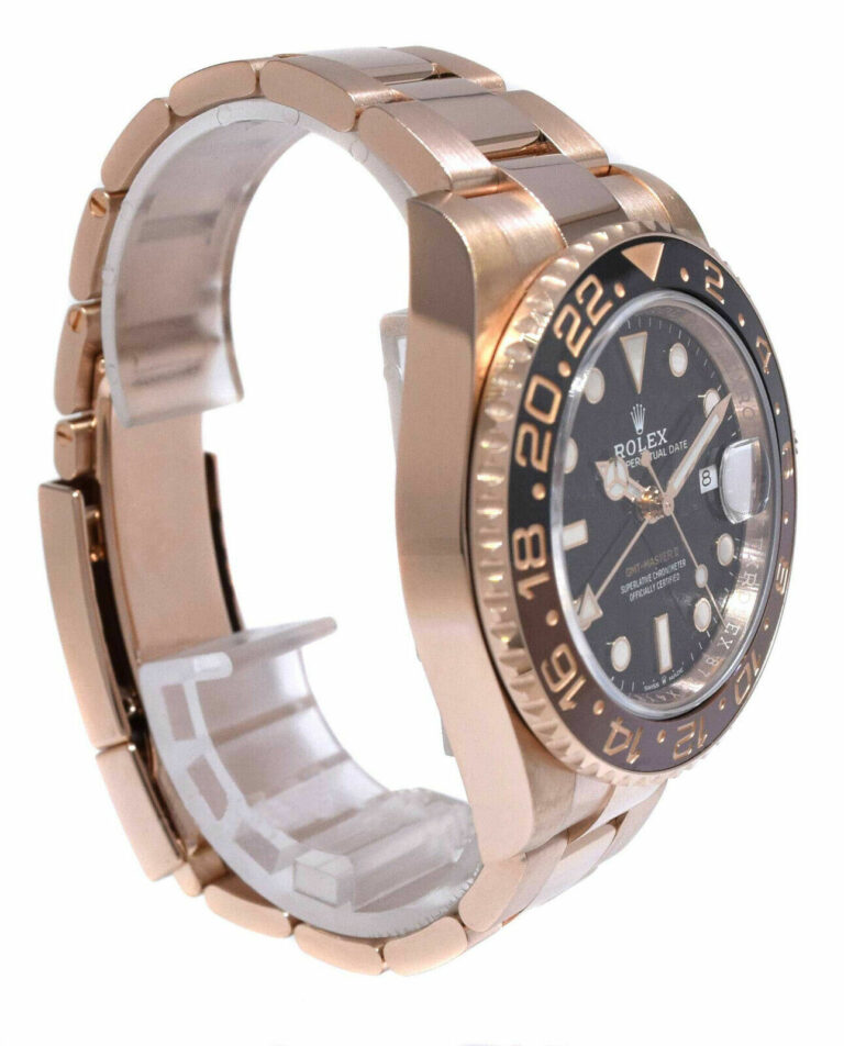 Rolex GMT-Master II 18k Everose Gold "Root Beer" Ceramic Bezel Watch '18 126715