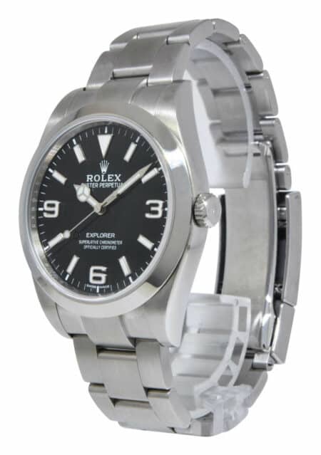 Rolex Explorer Steel Black Dial MK2 Mens 39mm Watch Box/Papers 2018 214270