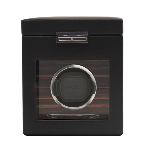 Roadster Single Watch Winder with Storage Roadster Single Watch Winder with Storage