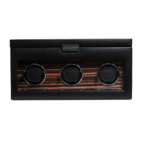 Roadster Triple Watch Winder with Storage Roadster Triple Watch Winder with Storage