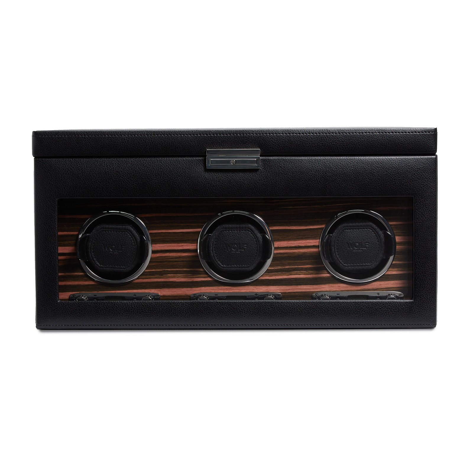 Roadster Triple Watch Winder with Storage Roadster Triple Watch Winder with Storage