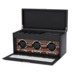 Roadster Triple Watch Winder with Storage Roadster Triple Watch Winder with Storage