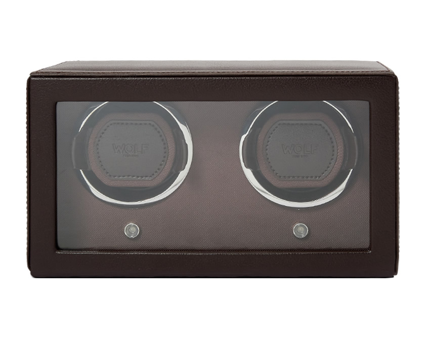 Cub Double Watch Winder with Cover Cub Double Watch Winder with Cover