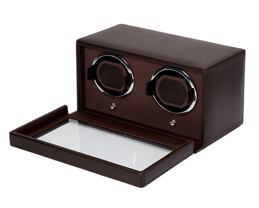 Cub Double Watch Winder with Cover Cub Double Watch Winder with Cover