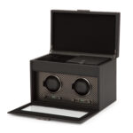 Axis Double Watch Winder with Storage Axis Double Watch Winder with Storage