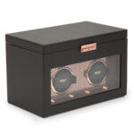 Axis Double Watch Winder with Storage Axis Double Watch Winder with Storage