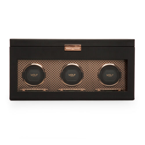 Axis Triple Watch Winder with Storage Axis Triple Watch Winder with Storage