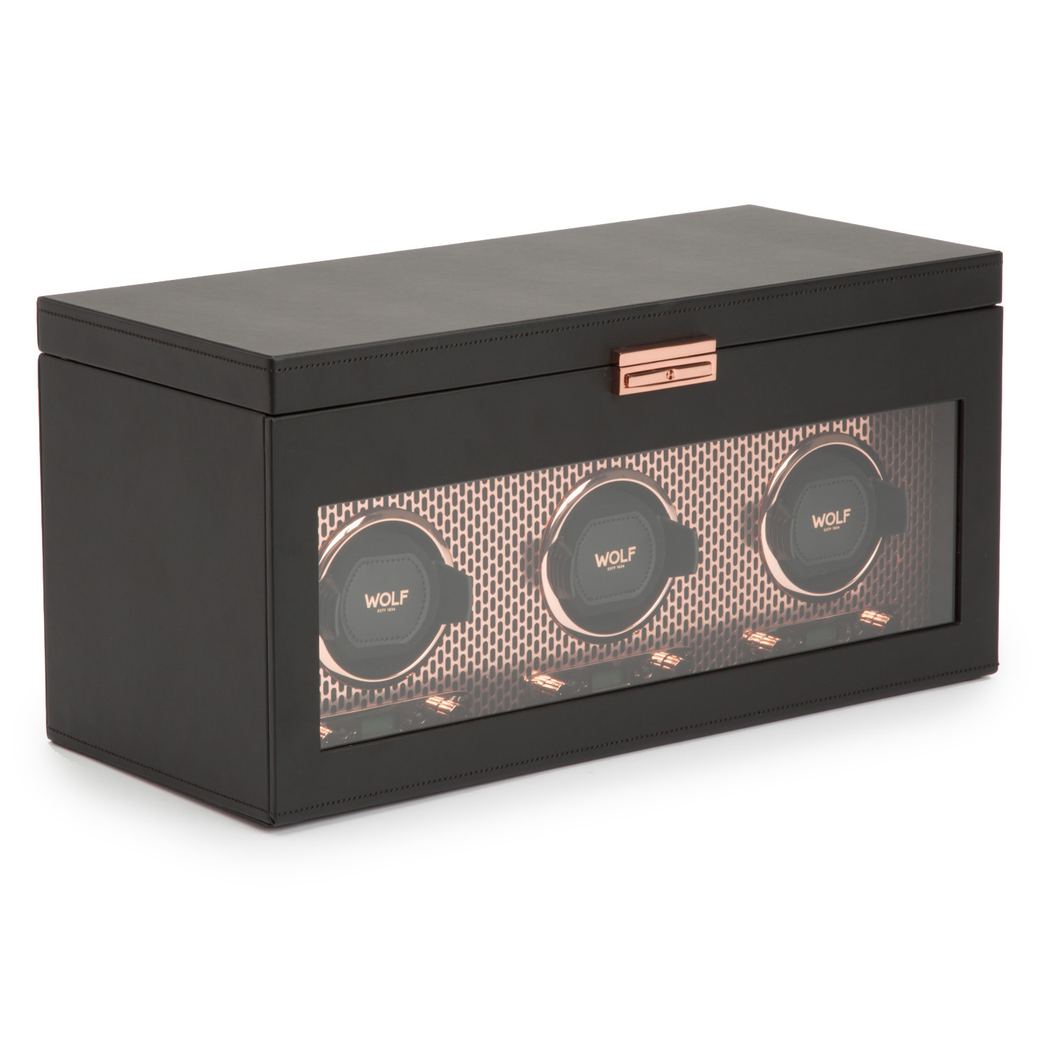 Axis Triple Watch Winder with Storage