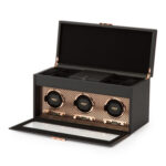 Axis Triple Watch Winder with Storage Axis Triple Watch Winder with Storage