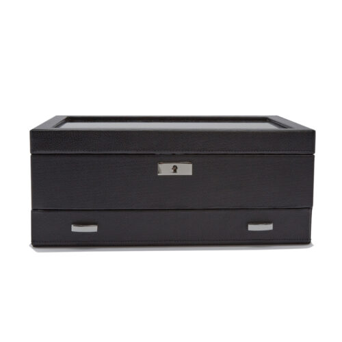 Roadster 10 Piece Watch Box with Drawer Roadster 10 Piece Watch Box with Drawer