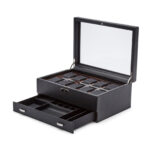 Roadster 10 Piece Watch Box with Drawer Roadster 10 Piece Watch Box with Drawer