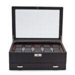 Roadster 10 Piece Watch Box with Drawer Roadster 10 Piece Watch Box with Drawer