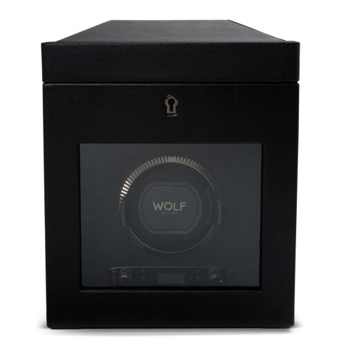 British Racing Single Watch Winder with Storage British Racing Single Watch Winder with Storage