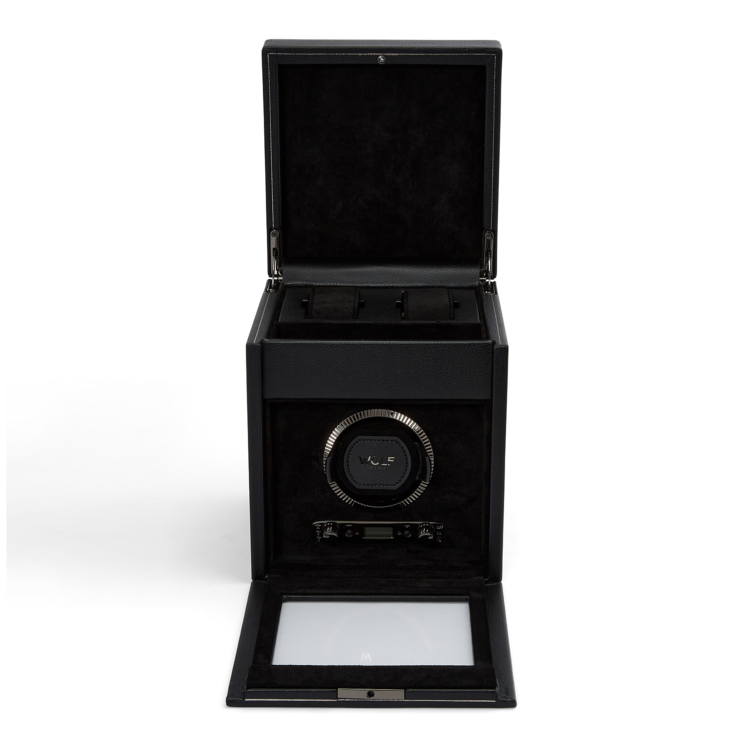 British Racing Single Watch Winder with Storage