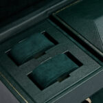 British Racing Triple Watch Winder with Storage British Racing Triple Watch Winder with Storage