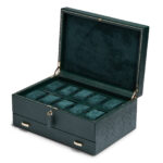 British Racing 10 Piece Watch Box with Drawer British Racing 10 Piece Watch Box with Drawer