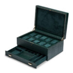 British Racing 10 Piece Watch Box with Drawer British Racing 10 Piece Watch Box with Drawer