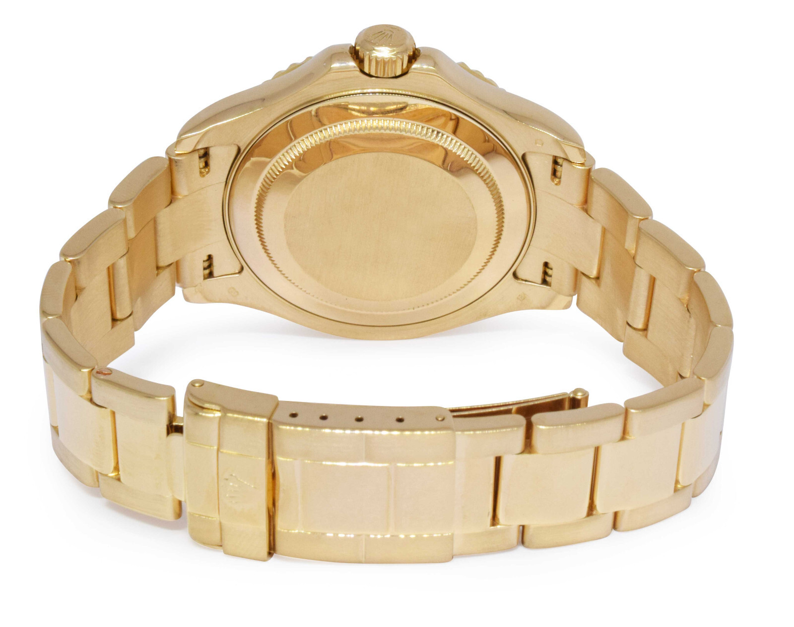 Rolex Yacht-Master 18k Yellow Gold Blue Dial Mens 40mm Watch P 16628