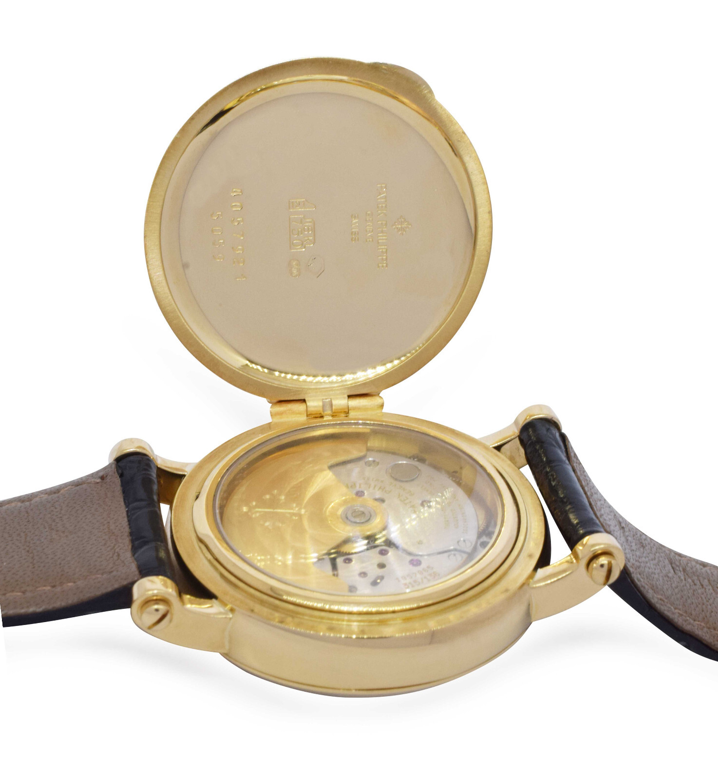 Patek Philippe Perpetual Calendar 5059 18k Yellow Gold Mens 36mm Watch 5059J
