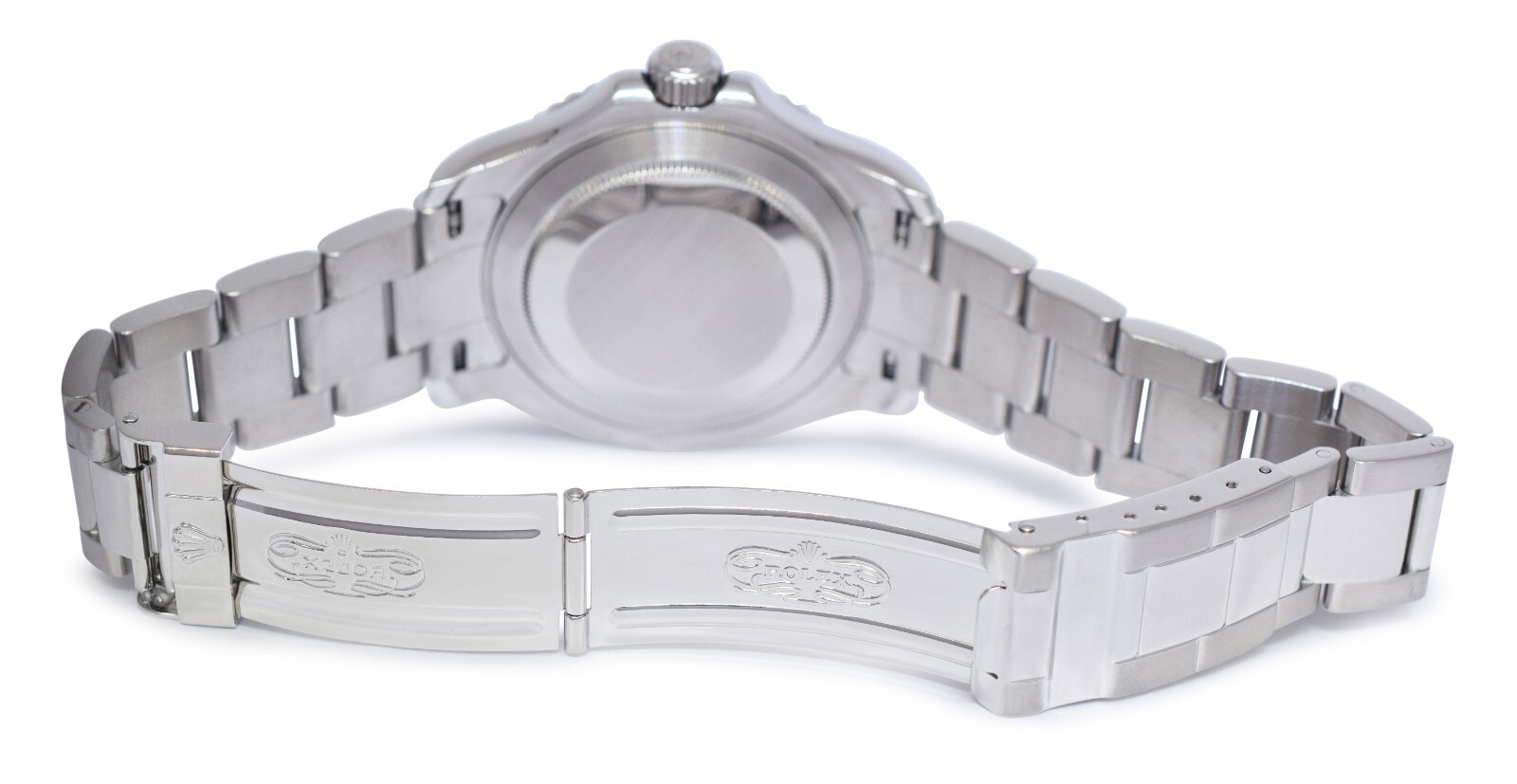 Rolex Yacht-Master Stainless Steel & Platinum Mens 40mm Automatic Watch M 16622