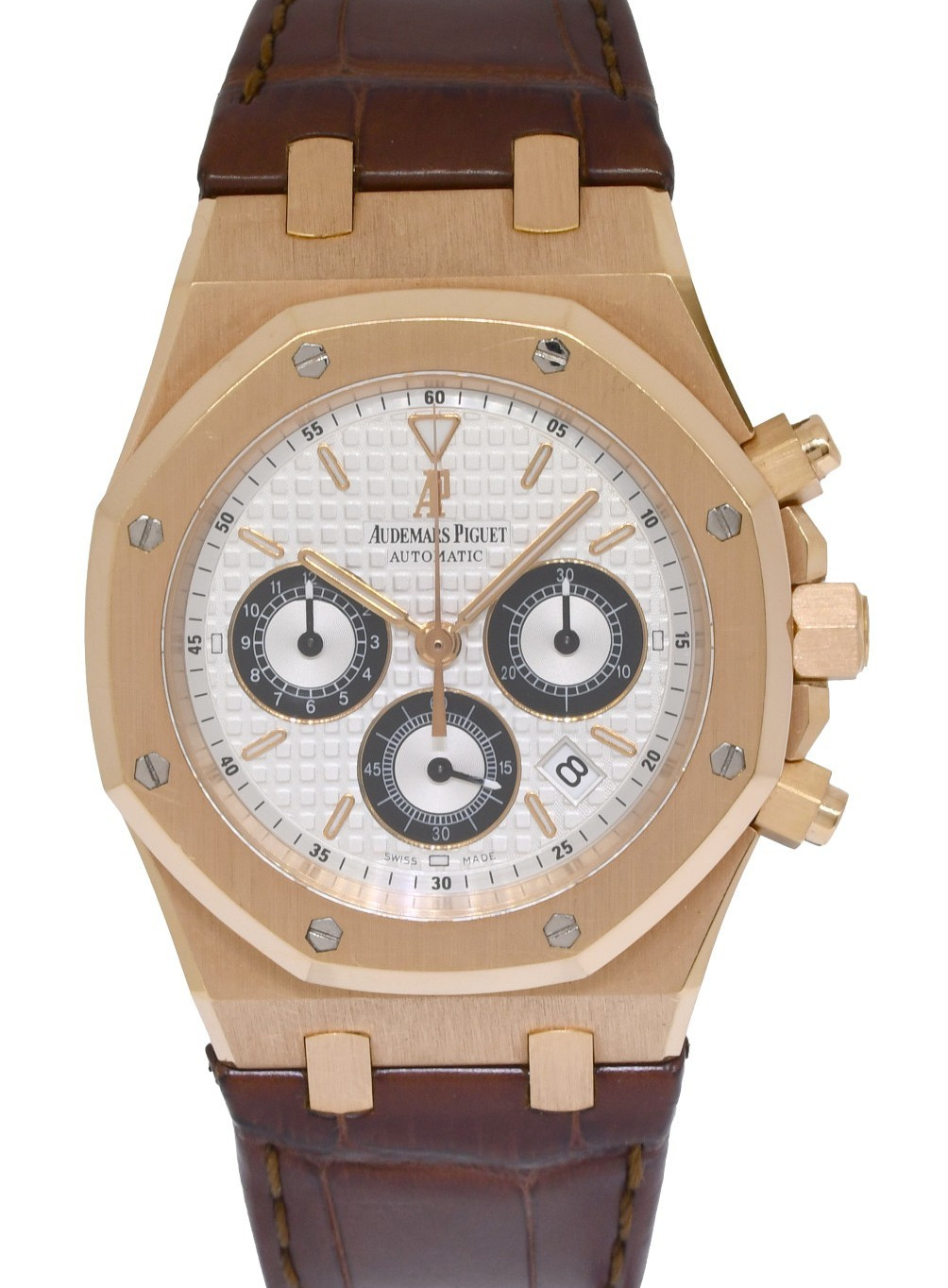 Audemars Piguet Royal Oak Chrono 18k Rose Gold 39mm Watch 26022OR.OO.D088CR.01 Audemars Piguet Royal Oak Chrono 18k Rose Gold 39mm Watch 26022OR.OO.D088CR.01