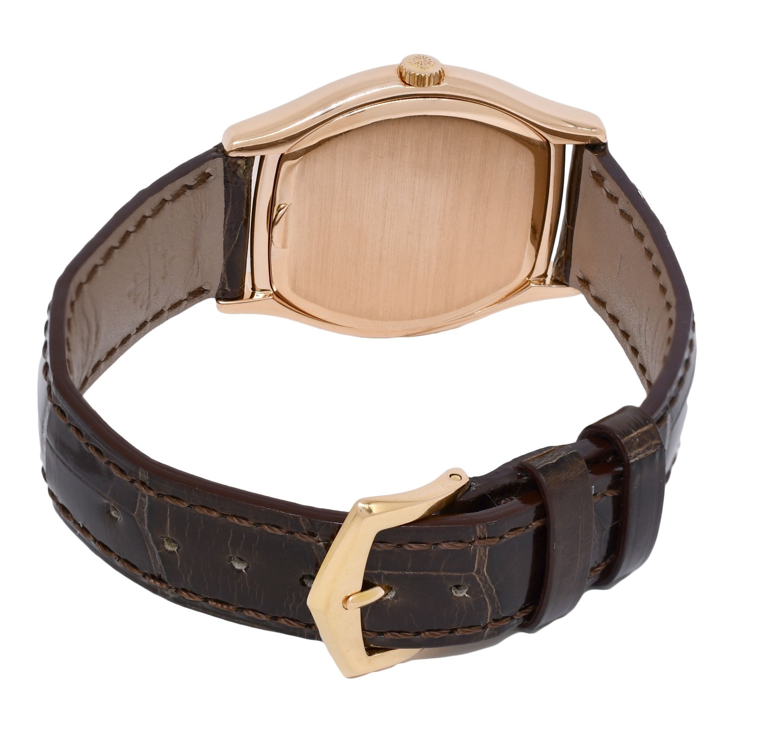 Patek Philippe 5030 Gondolo 18k Rose Gold Tonneau Mens Automatic Watch 5030R