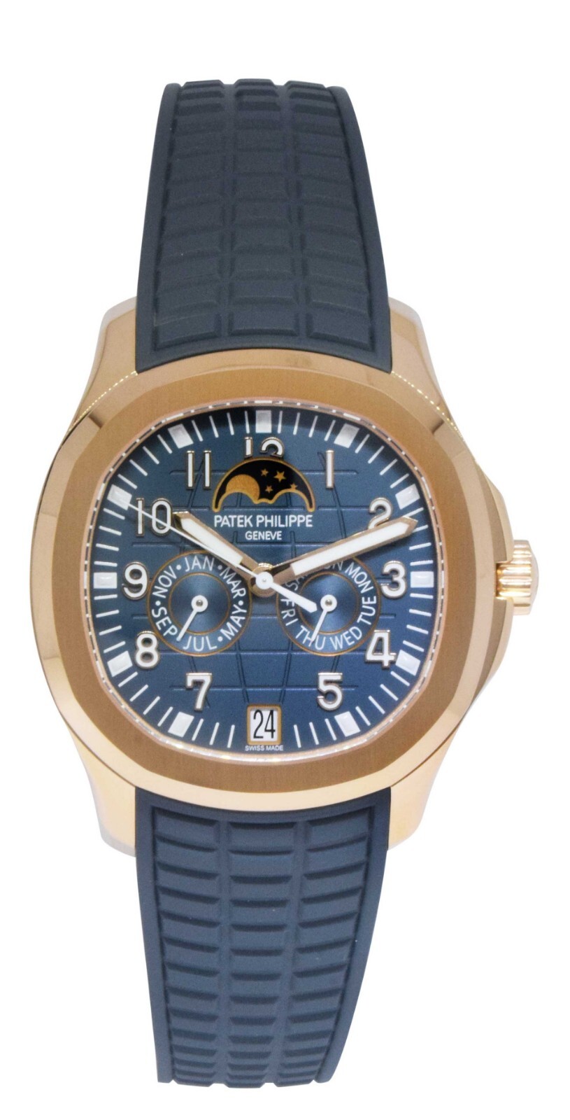 NEW Patek Aquanaut Annual Calendar 18k Rose Gold Watch B/P '23 5261R