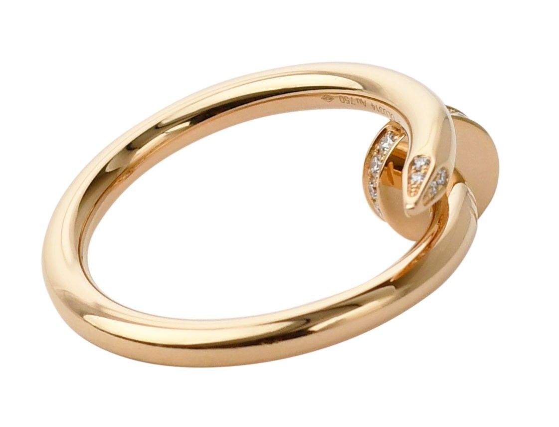 Cartier Juste Un Clou Ring 18k Rose Gold Diamond Nail Size 57 B/P '24 B4094857 Cartier Juste Un Clou Ring 18k Rose Gold Diamond Nail Size 57 B/P '24 B4094857