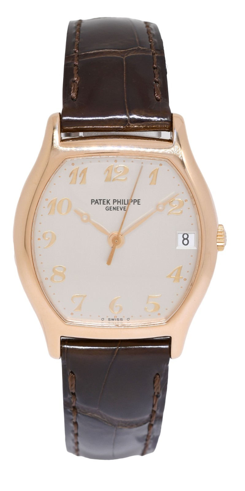 Patek Philippe 5030 Gondolo 18k Rose Gold Tonneau Mens Automatic Watch 5030R