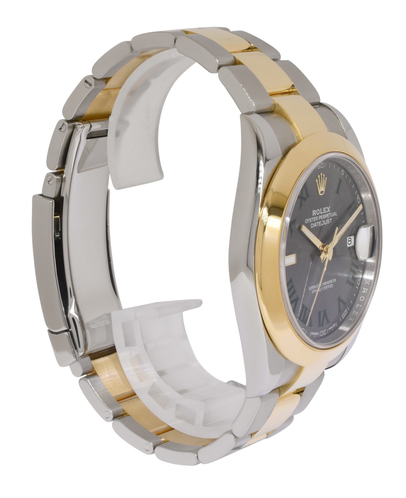 Rolex Datejust 41 18k Yellow Gold/Steel Wimbledon Watch +Papers '19 126303